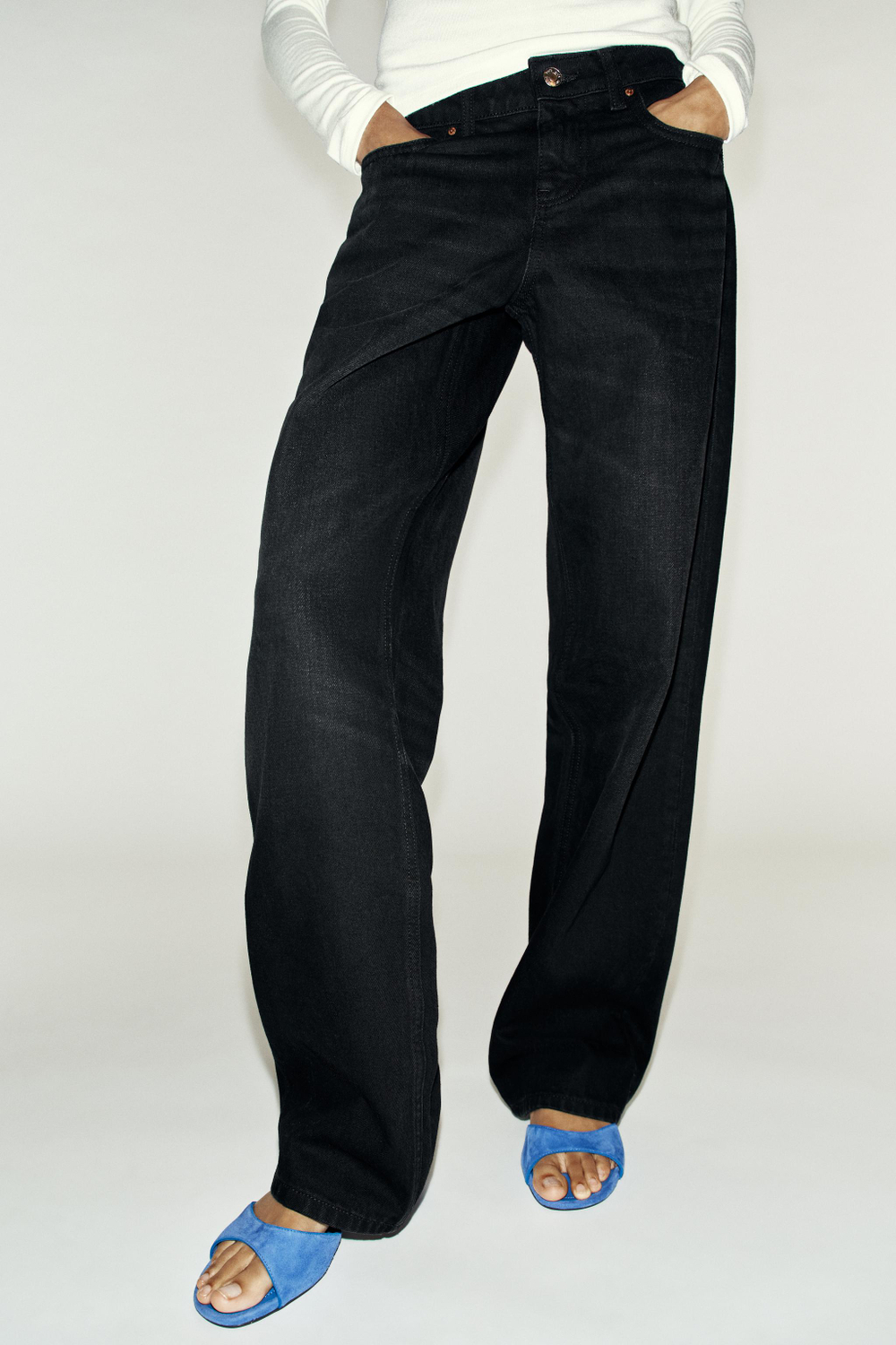 ДЖИНСЫ Z1975 REGULAR С НИЗКОЙ ПОСАДКОЙ — ZARA
