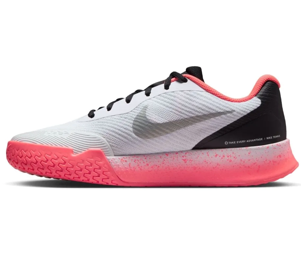 Теннисные кроссовки Nike Vapor Lite 3 HC Premium - white/hot lava/wolf grey/black