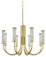 Подвесная люстра Newport MADONNA 4558/C mat.gold