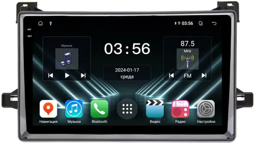 Магнитола для Toyota Prius 50, PHV 2015-2018 - FarCar S280 монитор 9.5" IPS на Android 13, CarPlay