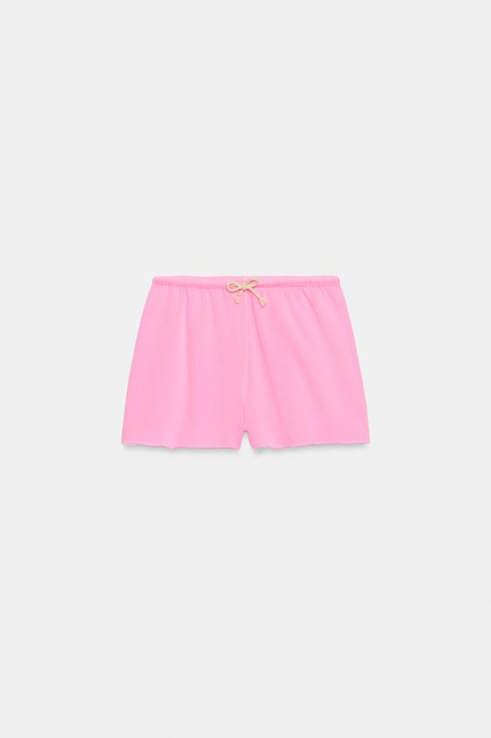 ZARA НЕОНОВЫЕ ШОРТЫ, НЕОНОВЫЙ РОЗОВЫЙ