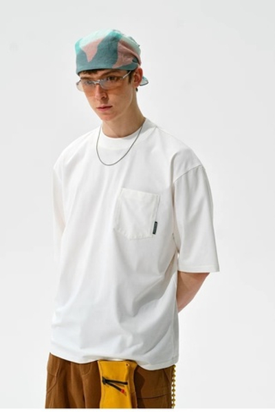 Футболка Nothomme Monterest Pocket белый