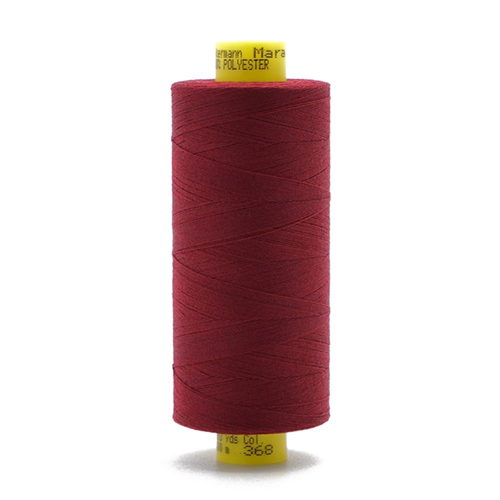 Нитка Gutermann Mara 150 (1000 метров), 1 кат., особо тонкая | 368 бордо