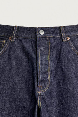 ZARA ДЖИНСЫ STRAIGHT FIT СО СМЕЩЕННЫМИ ШВАМИ, ИНДИГО