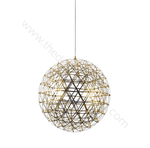 Pendant design lamp  Raimond by Moooi (Gold,  D 61 cm)