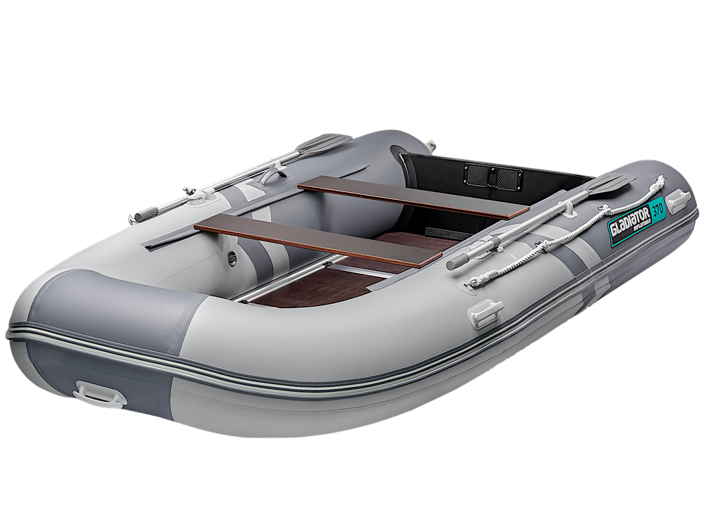 Лодка ПВХ Gladiator Light B370 с фанерным полом -