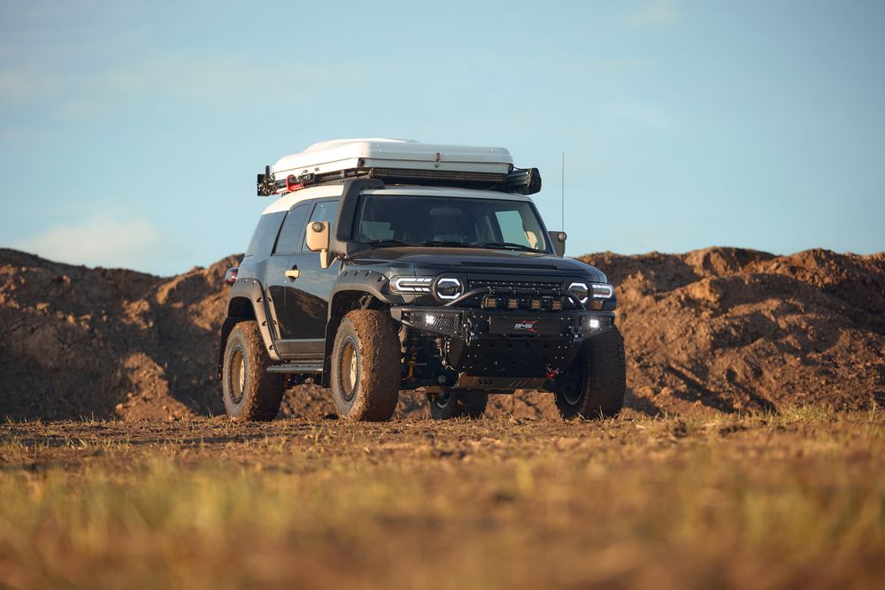 Бампер силовой передний BMS ALFA для Тойота FJ Cruiser 2005-2023
