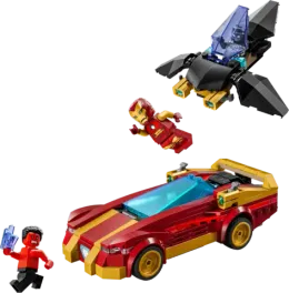 Конструктор LEGO Marvel 76310 Машина Железного человека и Черная пантера против Красного Халка
