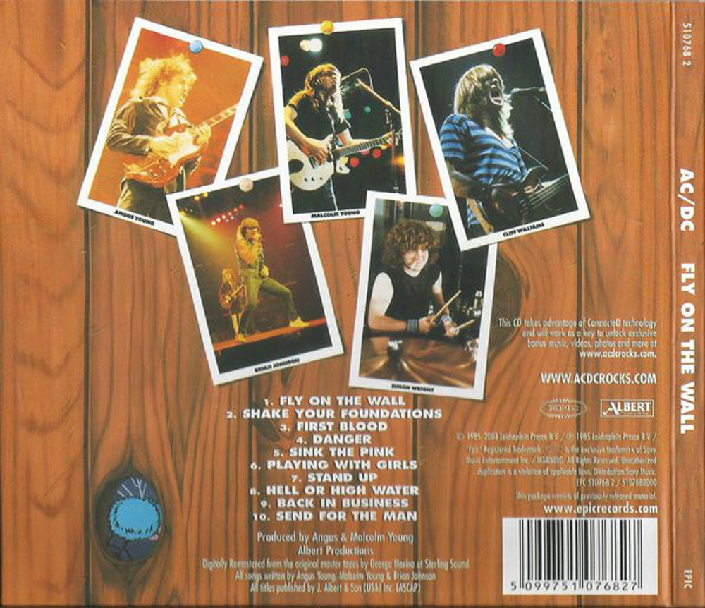 AC/DC — Fly On The Wall (CD)