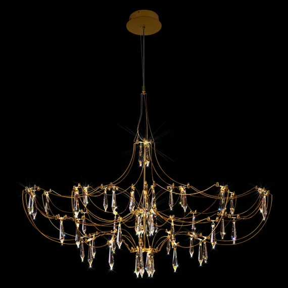 Подвесная люстра Mira 10589/900 Gold Asfour Loft It
