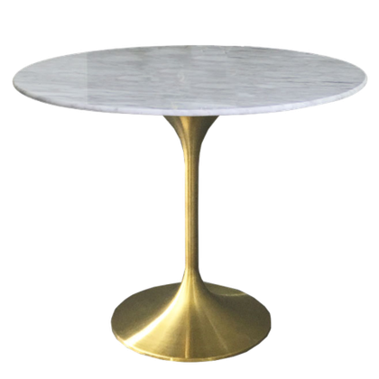 Стол Tulip Marble Brass