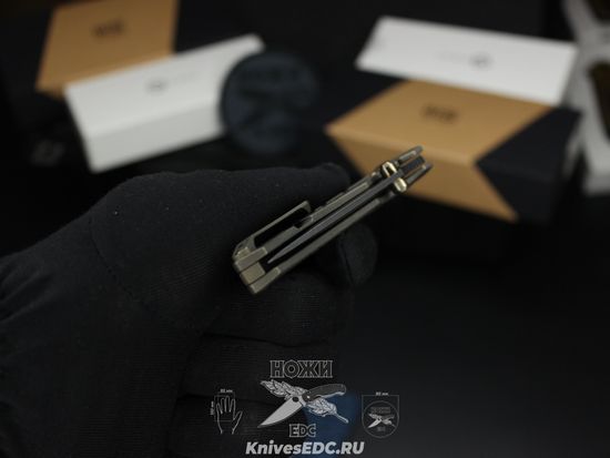 Нож складной WE Knife Riff-Raff WE22020B-1 сталь клинка CPM-20CV, рукоять титан