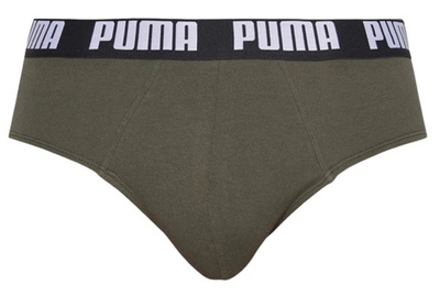 Мужские спортивные боксеры Puma Basic Brief 2P - forest night combo