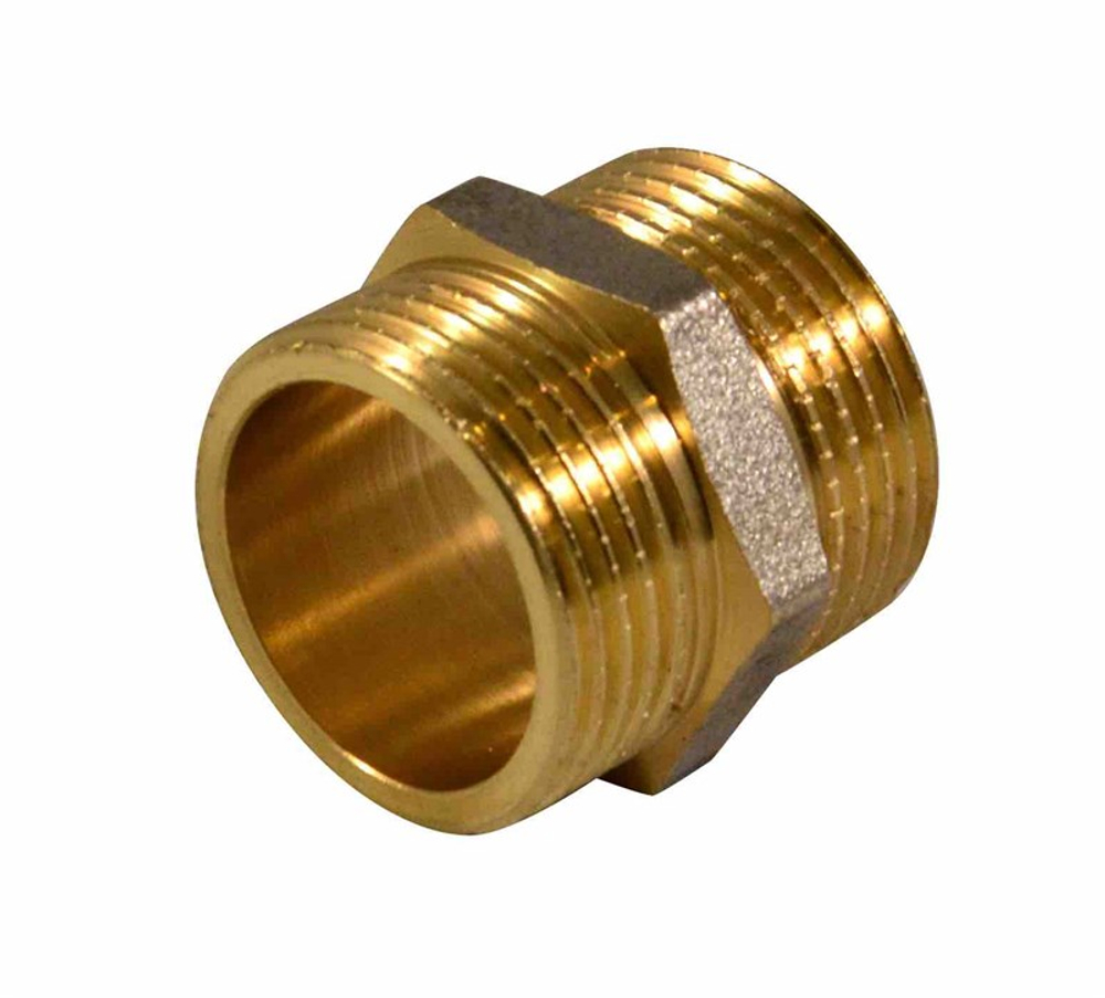 Ниппель лат. 1/2"х 1/2" ДМЗ