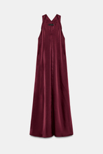 ДЛИННОЕ АТЛАСНОЕ ПЛАТЬЕ — ZARA