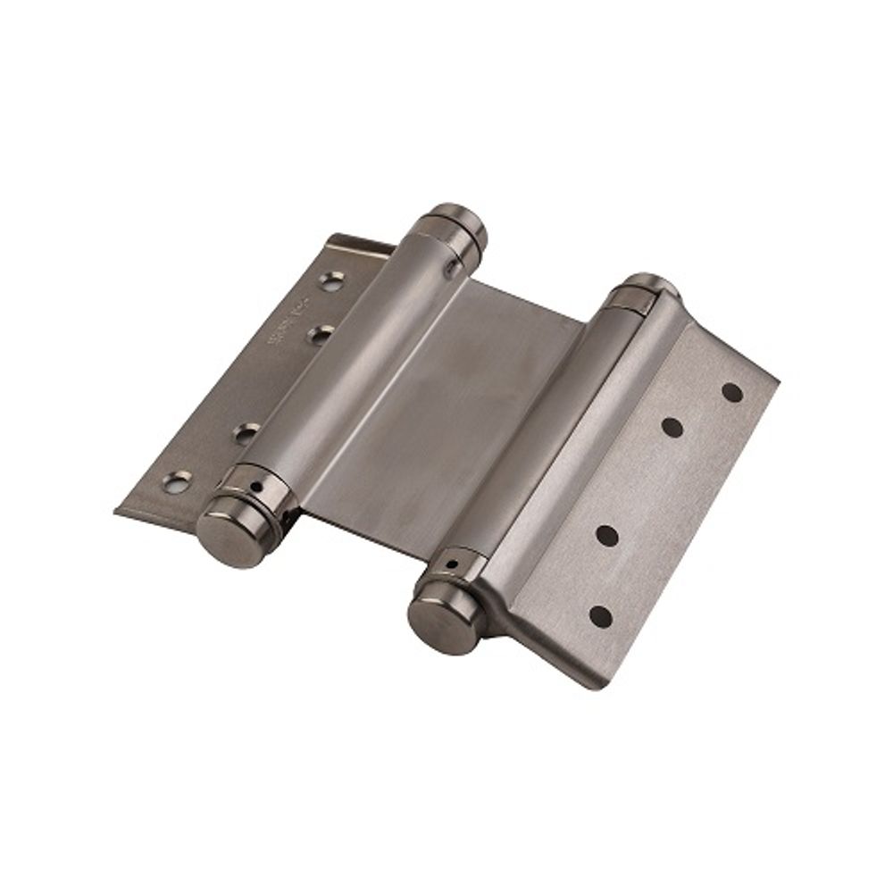 Петля пружинная двусторонняя (барная) FUARO DSH5 (125х86х1,5) INOX 201 SN мат. никель /65295/ (1шт)
