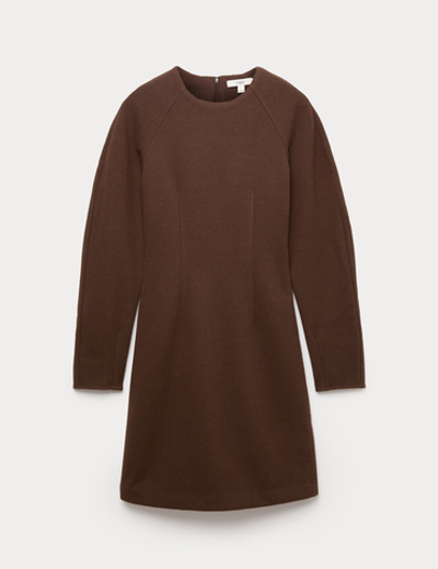 Удобное мини-платье из смесовой хлопковой ткани - Marks & Spencer