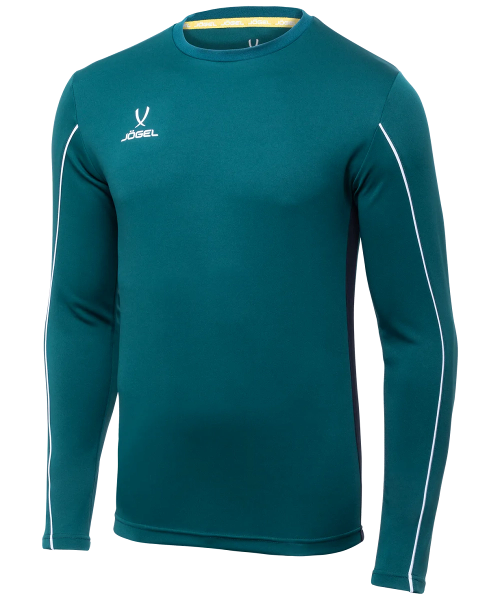 Футболка вратарская CAMP GK Padded LS, зеленый/черный/белый, детский