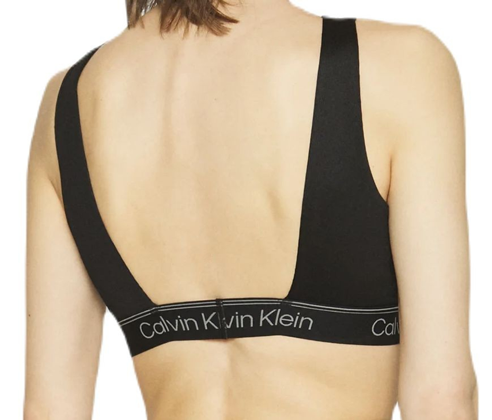 Теннисный бюстгальтер Calvin Klein Medium Support Sports - black beauty