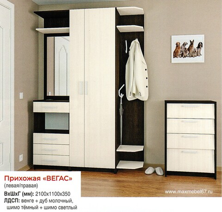 Прихожая Вегас
