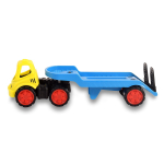 Пластмассовая игрушечная машина Toy Bibib "Эвакуатор с грузовиком" (35*12*18 см), сетка