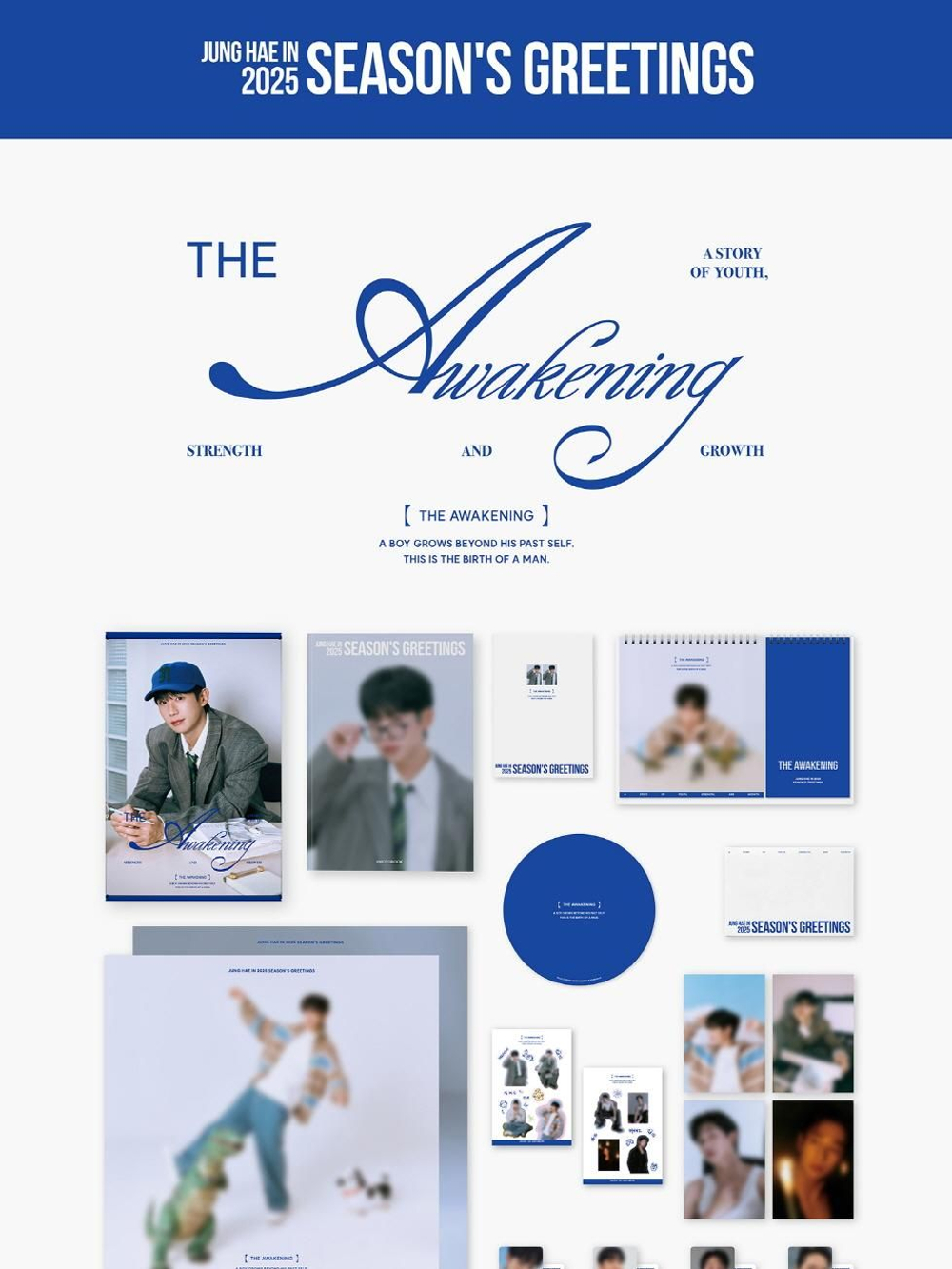 товары JUNG HAE IN - THE AWAKENING 2025 SEASON'S GREETINGS