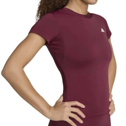 Женская теннисная футболка Adidas Primelift Essentials Contour - maroon