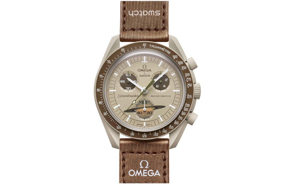 SWATCH Men 42mm Coffee Watch SO33T100