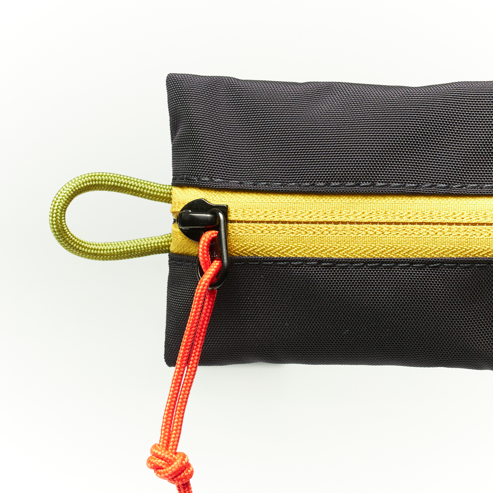 Fabric Key Wallet чернильный/желтый