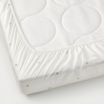 Набор простыней IKEA DROMSLOTT (ДРЁМСЛОТТ), Детский, Белый с рисунком, 60х120 см, 2 шт