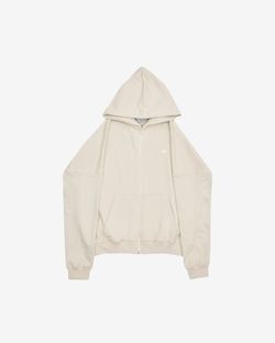Худи Zip-Up Hoodie Logo Turtledove бежевый