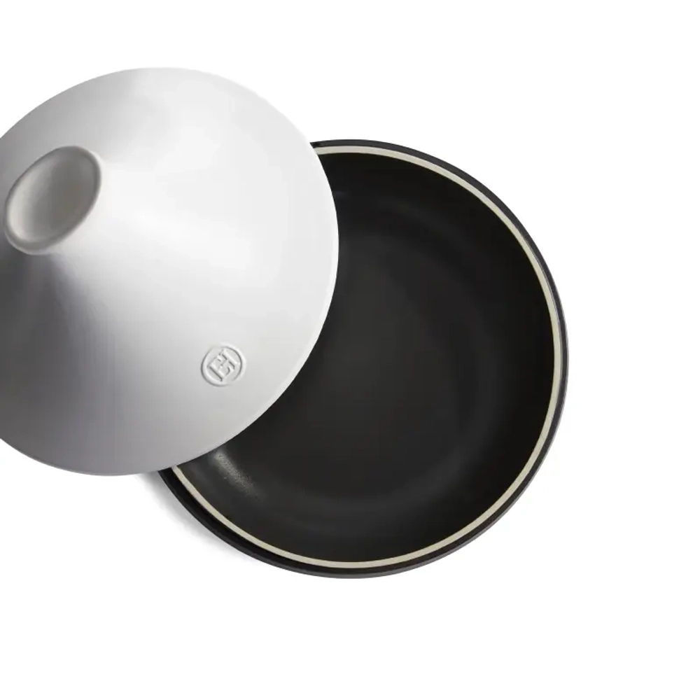 Тажин Emile Henry Delight Slate White, 27.5 см