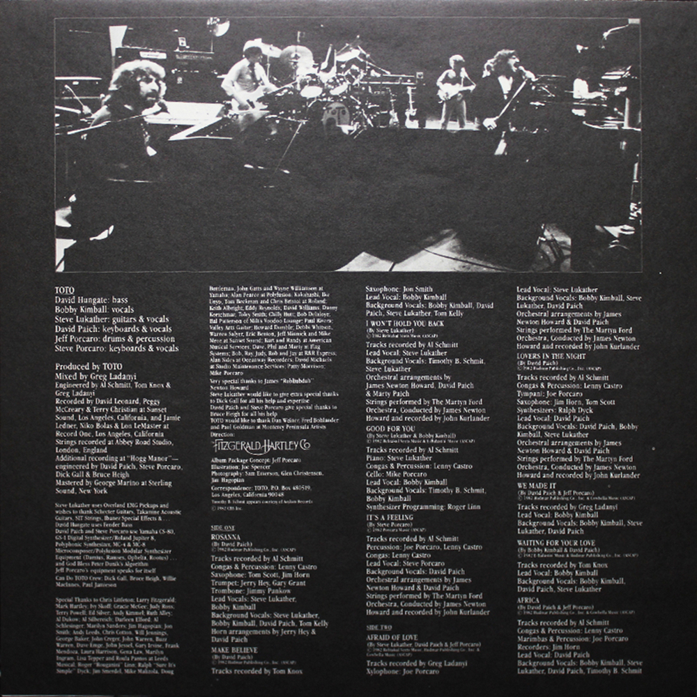 Toto / Toto IV (LP)