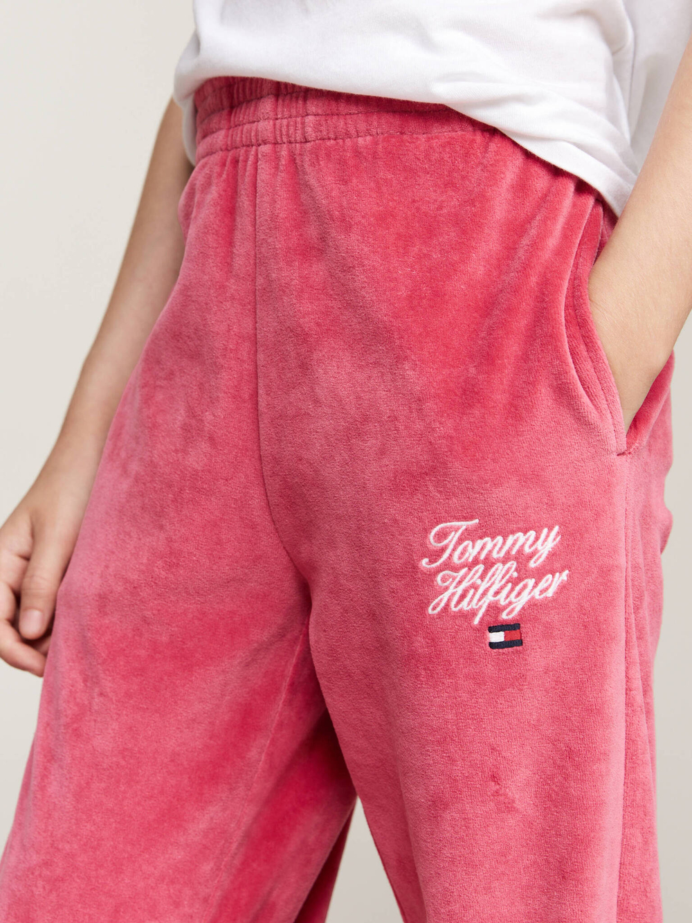 Спортивные штаны Tommy Hilfiger - розовый(KG0KG08221)