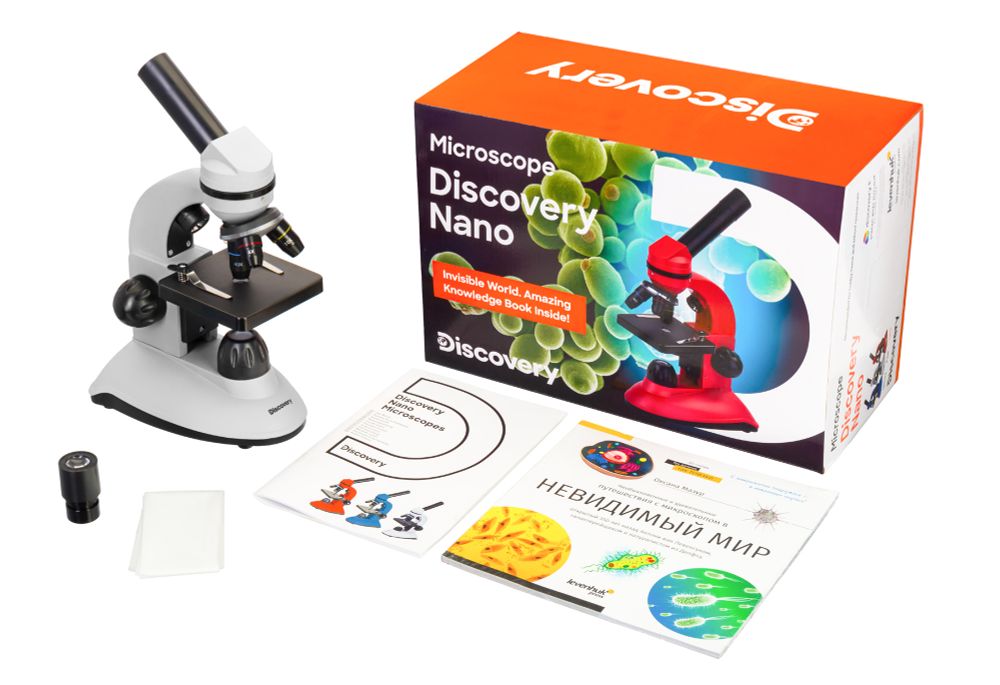 Микроскоп Levenhuk Discovery Nano с книгой