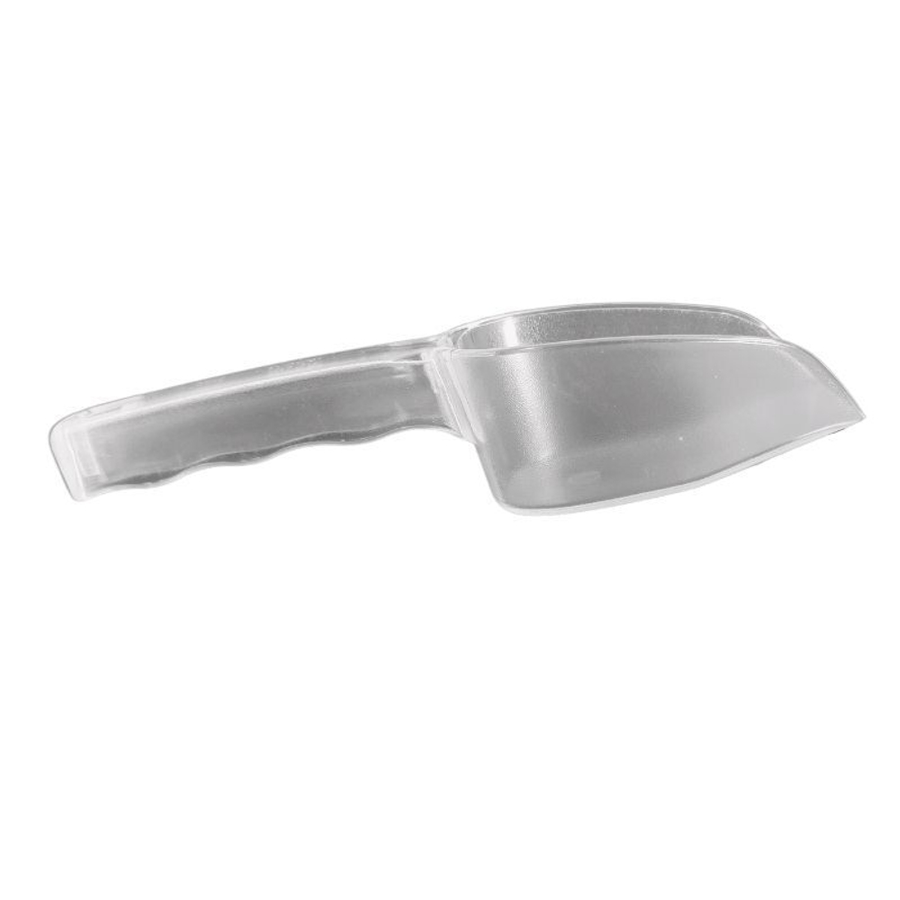 Совок поликарбонат 12*8*5 см плоский, длина ручки 11,5 см F2