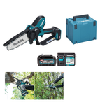 СУПЕР ЦЕНЫ! КОМПЛЕКТ Аккумуляторная цепная пила - сучкорез Makita XGT 150 с Аккумулятором BL4025 2.5 Ач и зарядным устройством DC40RС 40В , 40v MAX, 0,59 кВт, 6"/15 см, 0,325", 1,1 мм, 8 м/с, BL, XPT в кейсе UC029GD102