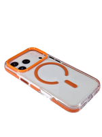 Накладка для i-Phone 17 Pro Keephone Shockstar MagSnap оранжево-прозрачный