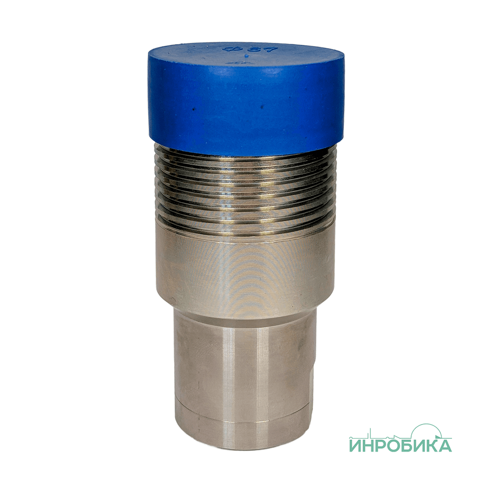 Ниппель (папа) NPT 1-1/4" БРС серии INR108STC с резьбовой фиксацией INR108STCM114-1-1/4"