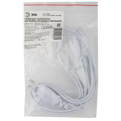 Сетевой шнур ЭРА LLED-A-CABLE-1.5m-SW-W c выключателем разъем C7 длина 1,5м | Без бренда