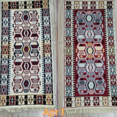 Коврик интерьерный с бахромой ВОСТОК (VOSTOK) 80*150 двухсторонний 1