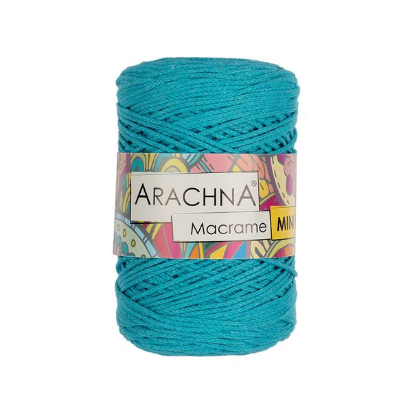 Пряжа Arachna Macrame Mini / уп.4 мот. по 250г, 200м, 13 бирюзовый