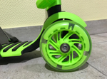 Самокат-каталка 5в1 Slider зеленый колеса светятся, 25кг SR1NG