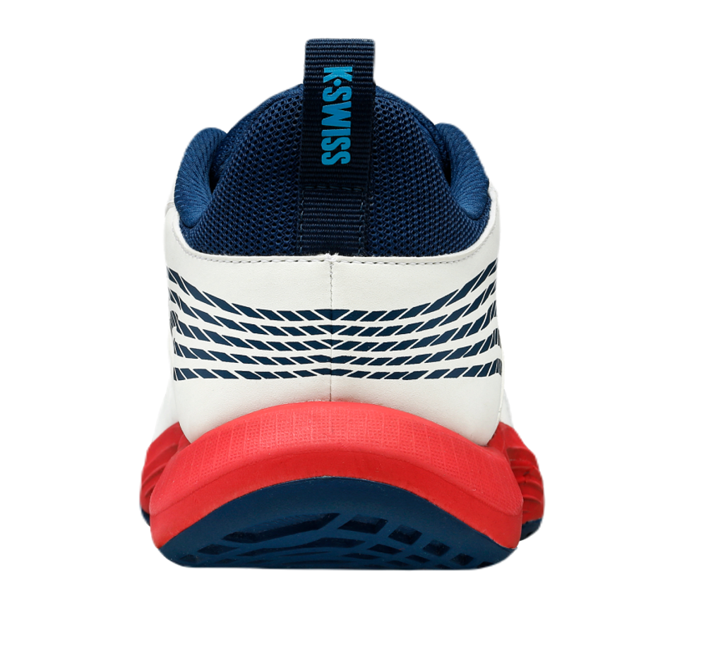 Детские теннисные кроссовки K-Swiss Speed Trac JR - blanc de blanc/blue opal/lollipop