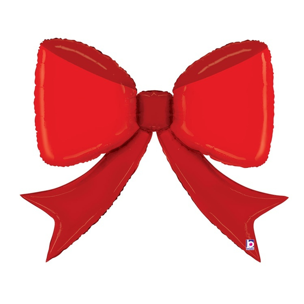Купить фигуру шар с гелием большой красный бант