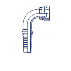 Фитинг DN 16 DK (Г) 30x2 (90) накидная гайка