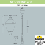 Парковый фонарь Fumagalli GINO F50.202.000.AXE27