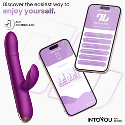 INTOYOU Sendel — Вибратор-кролик с подвижными шариками, пульсацией