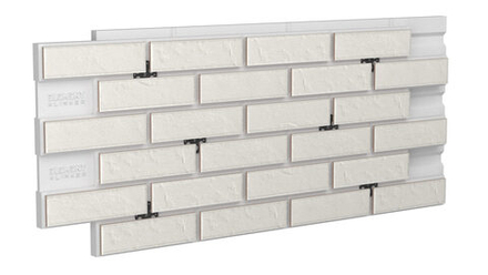 Термопанель ППС 2.0 Element Klinker Classic Blanc - угловая большая