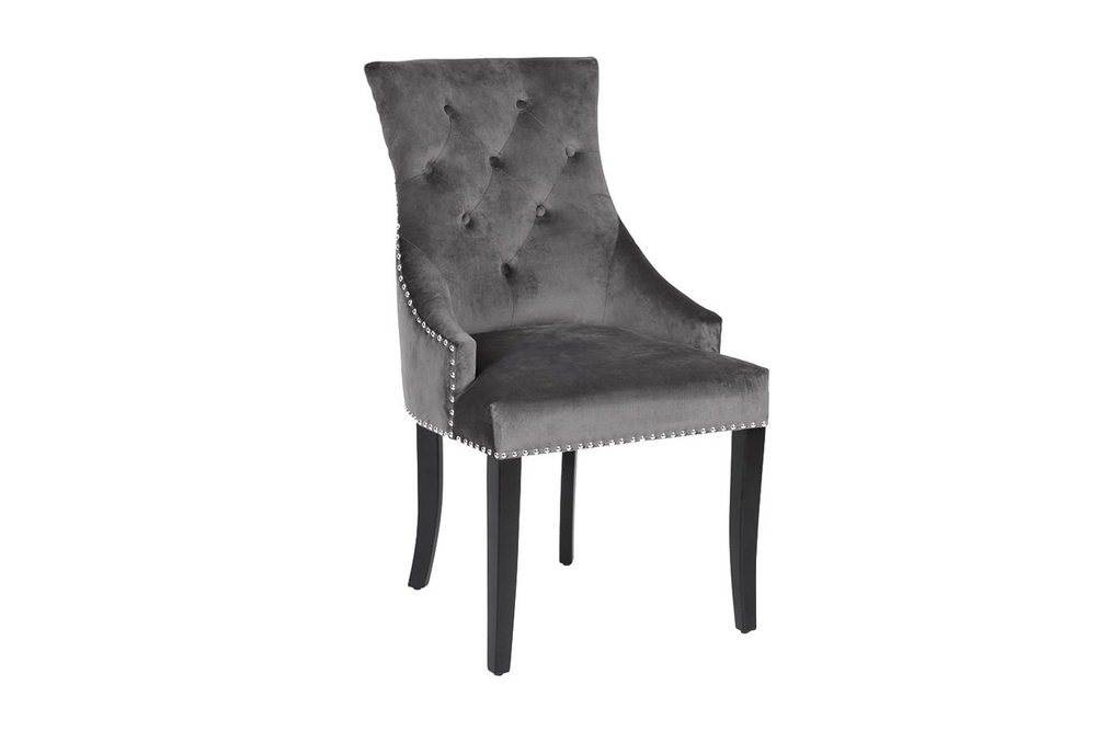 Стул Garda Decor 236 велюр серый Riv96 63*56*98 см